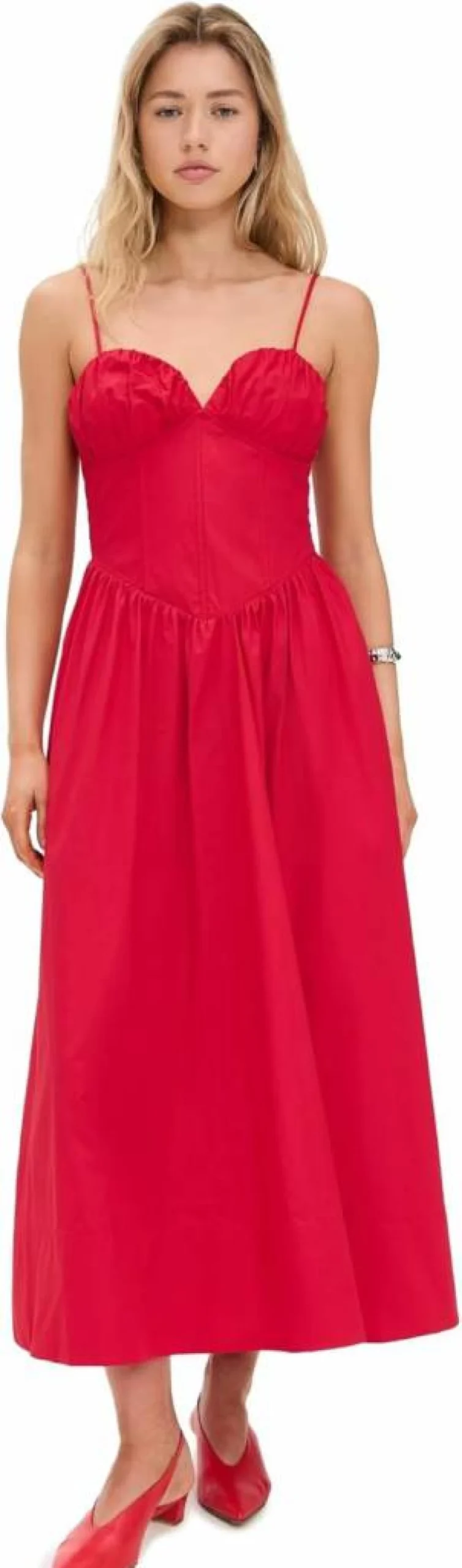Line & Dot Women's Carmin Maxi Dress - Flowy Long Sleeve Boho Chic Dress for Women