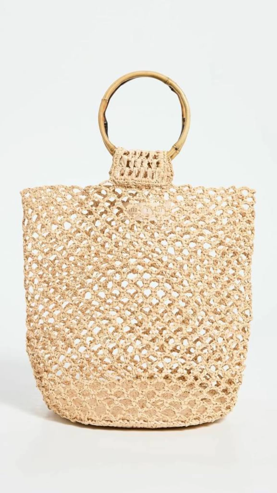 MAR Y SOL Women's Willow Bucket Bag - Stylish Handmade Straw Tote for Summer