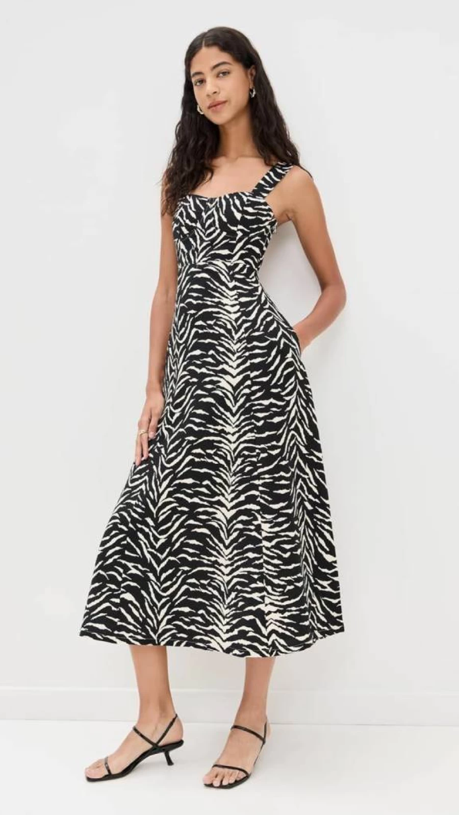 Endless Rose Women's Animal Print Long Sleeve Maxi Dress - Flowy Boho Chic Style