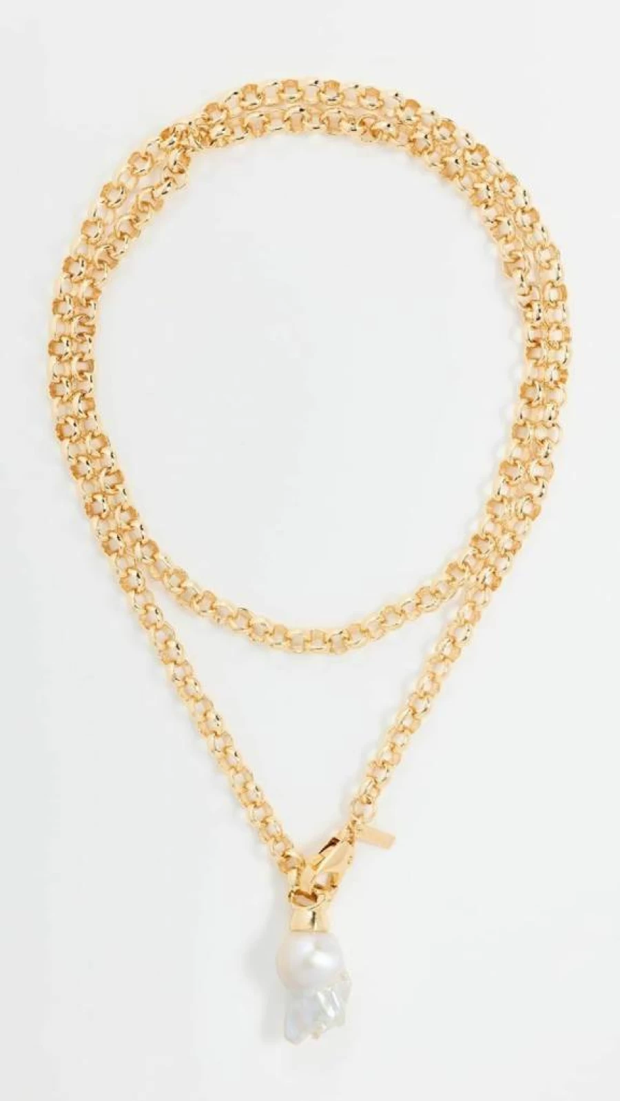 Eliou Carmela Necklace for Women - Elegant Gold-Plated Pendant Necklace