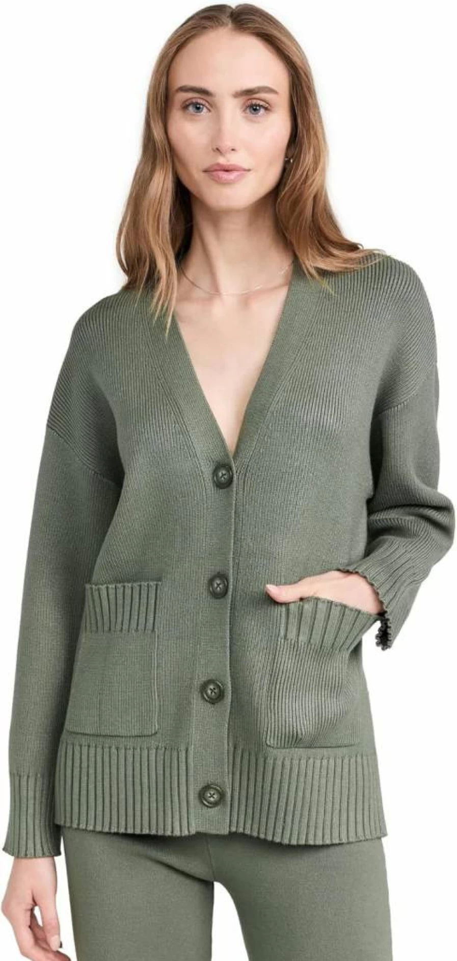 Splendid Women's Cella Jane Button Front Cardigan Sweater Casual Knit Top