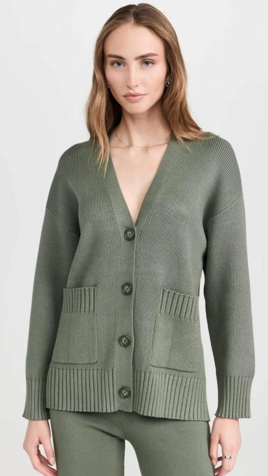 Splendid Women's Cella Jane Button Front Cardigan Sweater Casual Knit Top