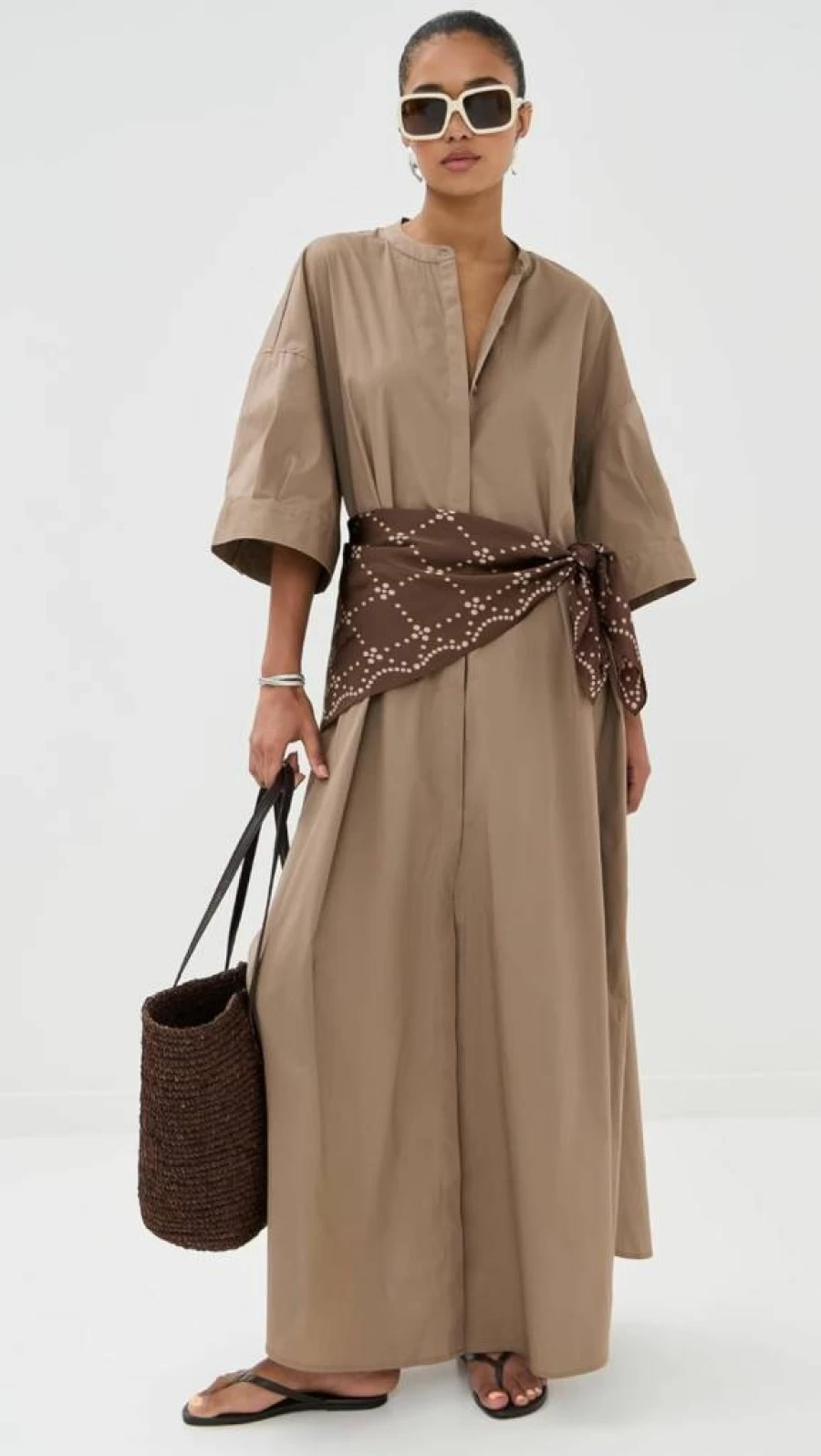 STAUD Enzo Maxi Dress for Women - Elegant Long Dress by STAUD