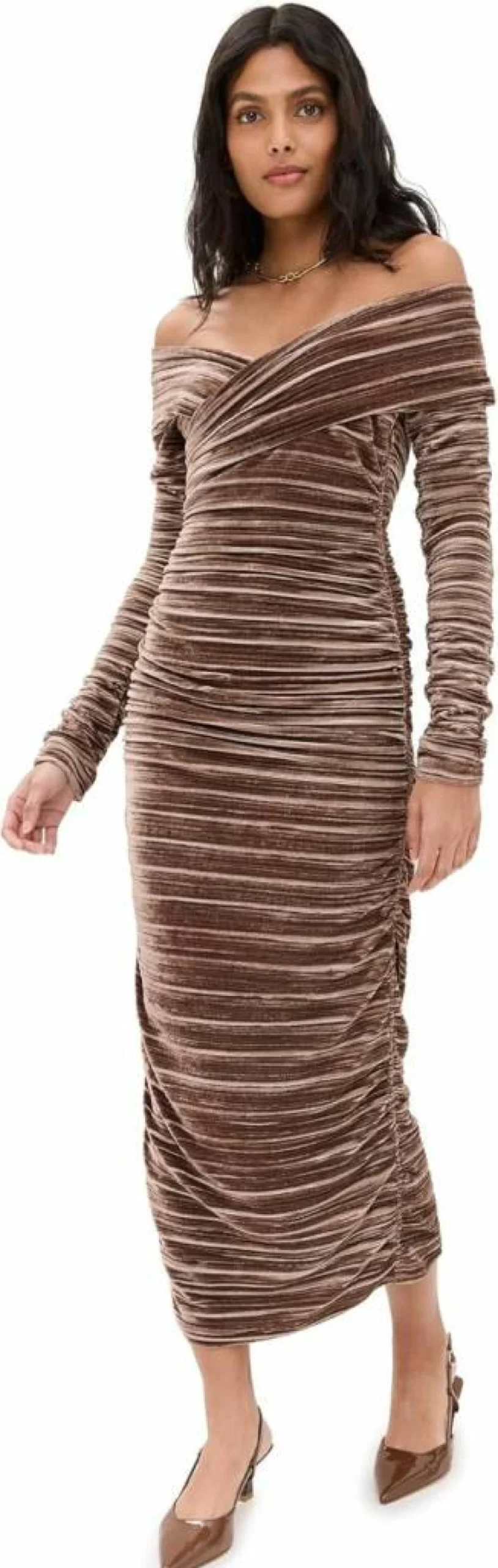 Sabina Musayev Women's Delphinus Velvet Dress - Elegant Velvet Evening Gown for Women