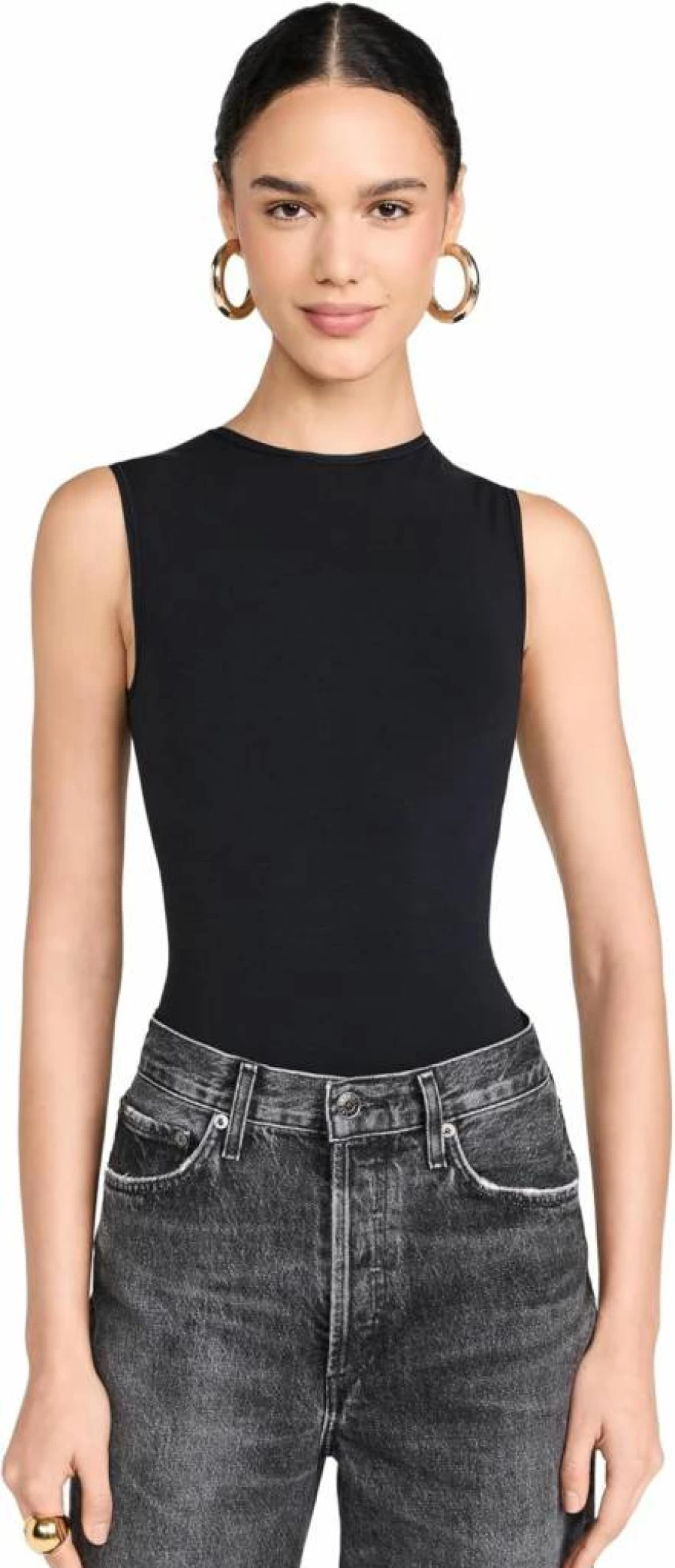 Yummie Women's Isabel Bodysuit - Thong Back Shell Design for Comfort & Style