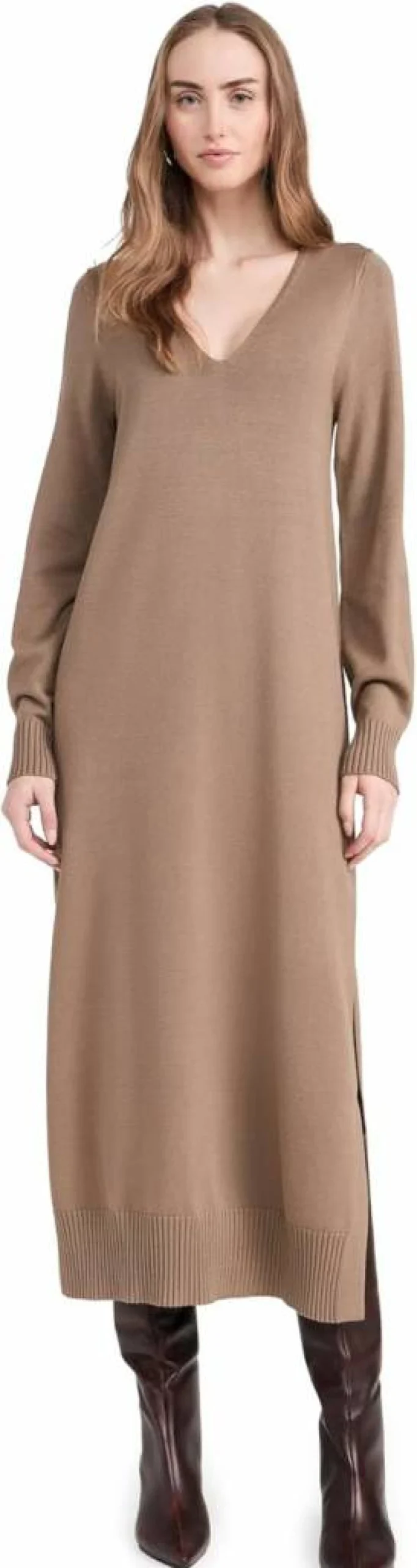 Splendid Women's Cella Jane Sweater Dress - Soft Knit Casual Long Sleeve Pullover Tunic