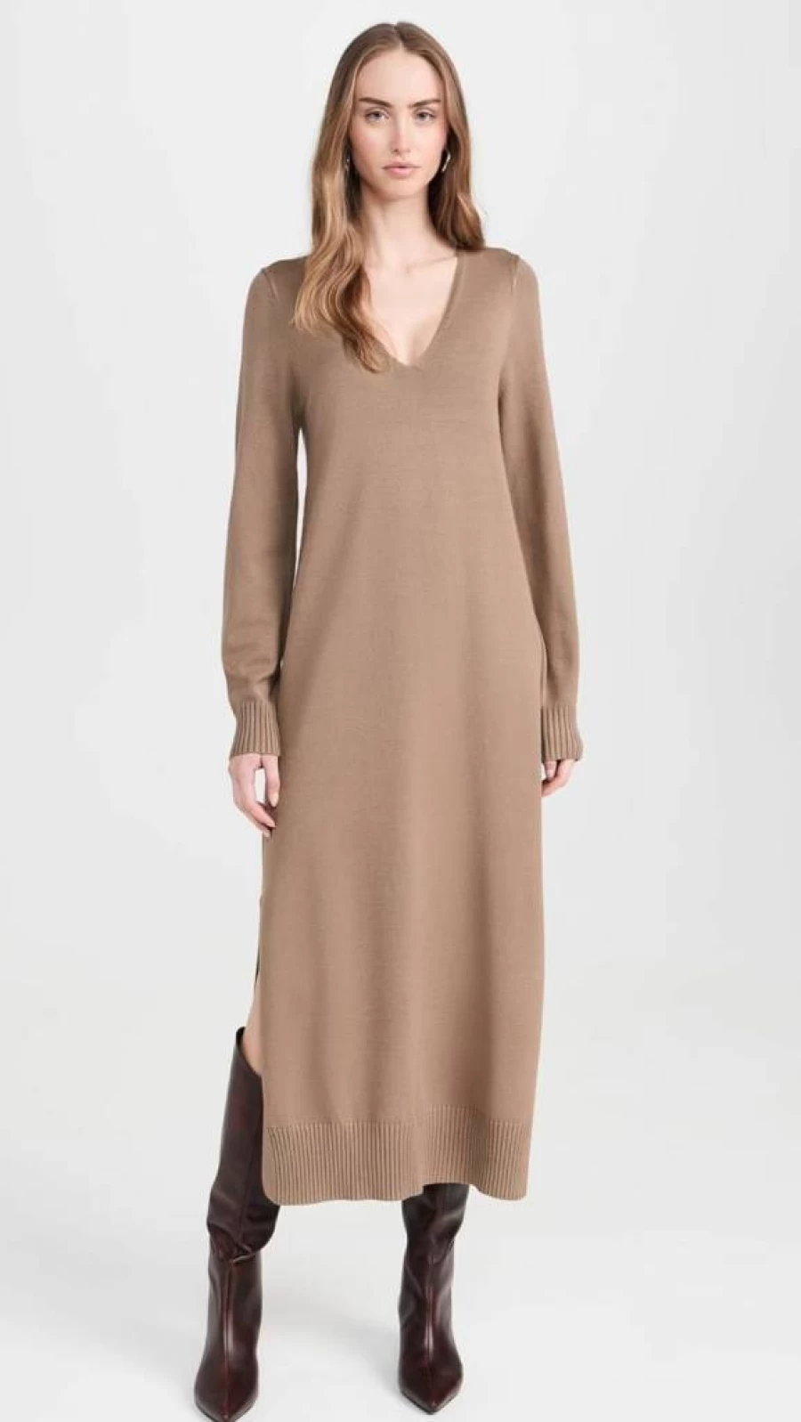 Splendid Women's Cella Jane Sweater Dress - Soft Knit Casual Long Sleeve Pullover Tunic