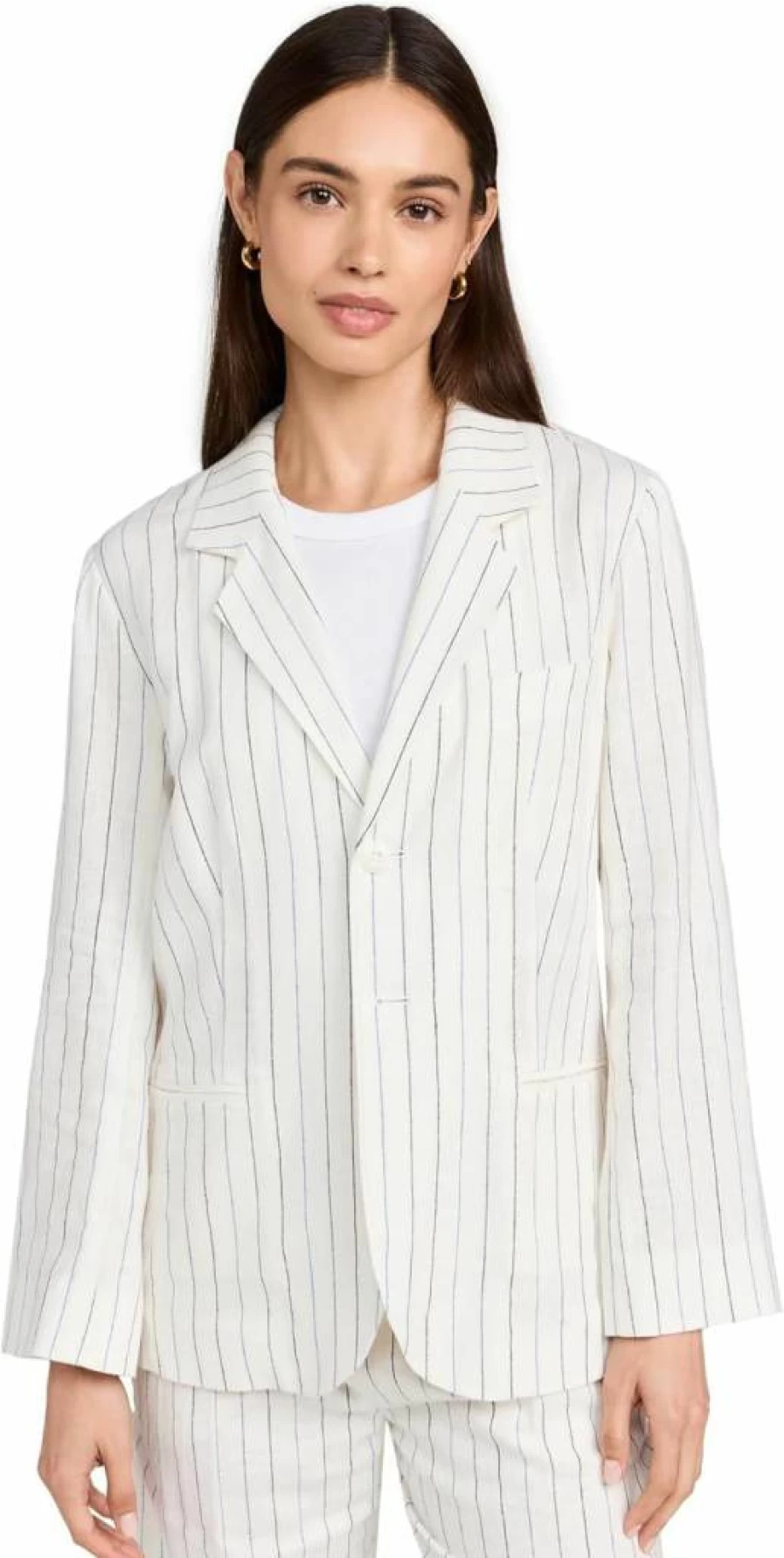 THE GREAT Women's Relaxed Fit Blazer - Casual Chic Oversized Jacket for Women