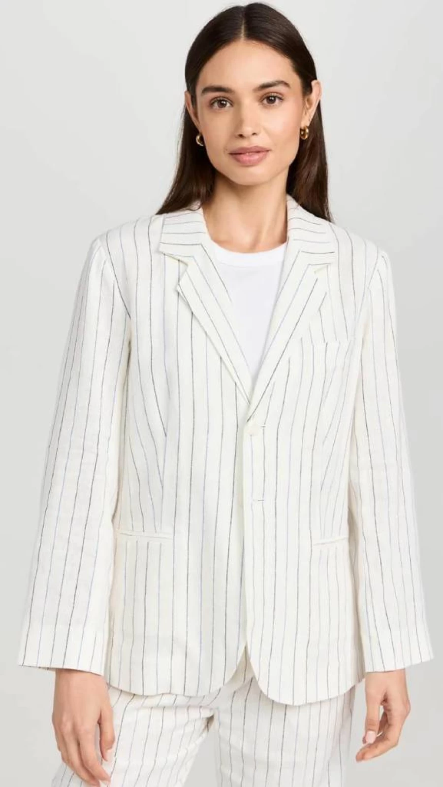 THE GREAT Women's Relaxed Fit Blazer - Casual Chic Oversized Jacket for Women