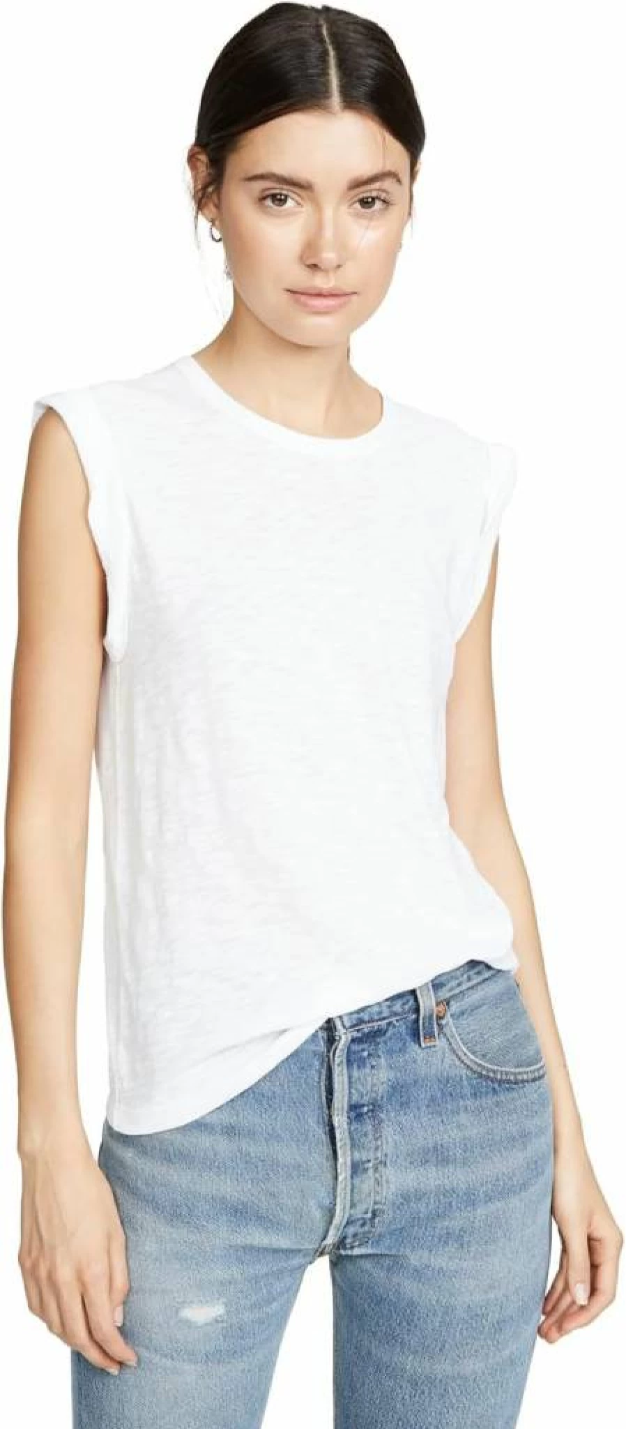 Veronica Beard Jean Women's Muscle Tee - Slim Fit Short Sleeve T-Shirt for Women