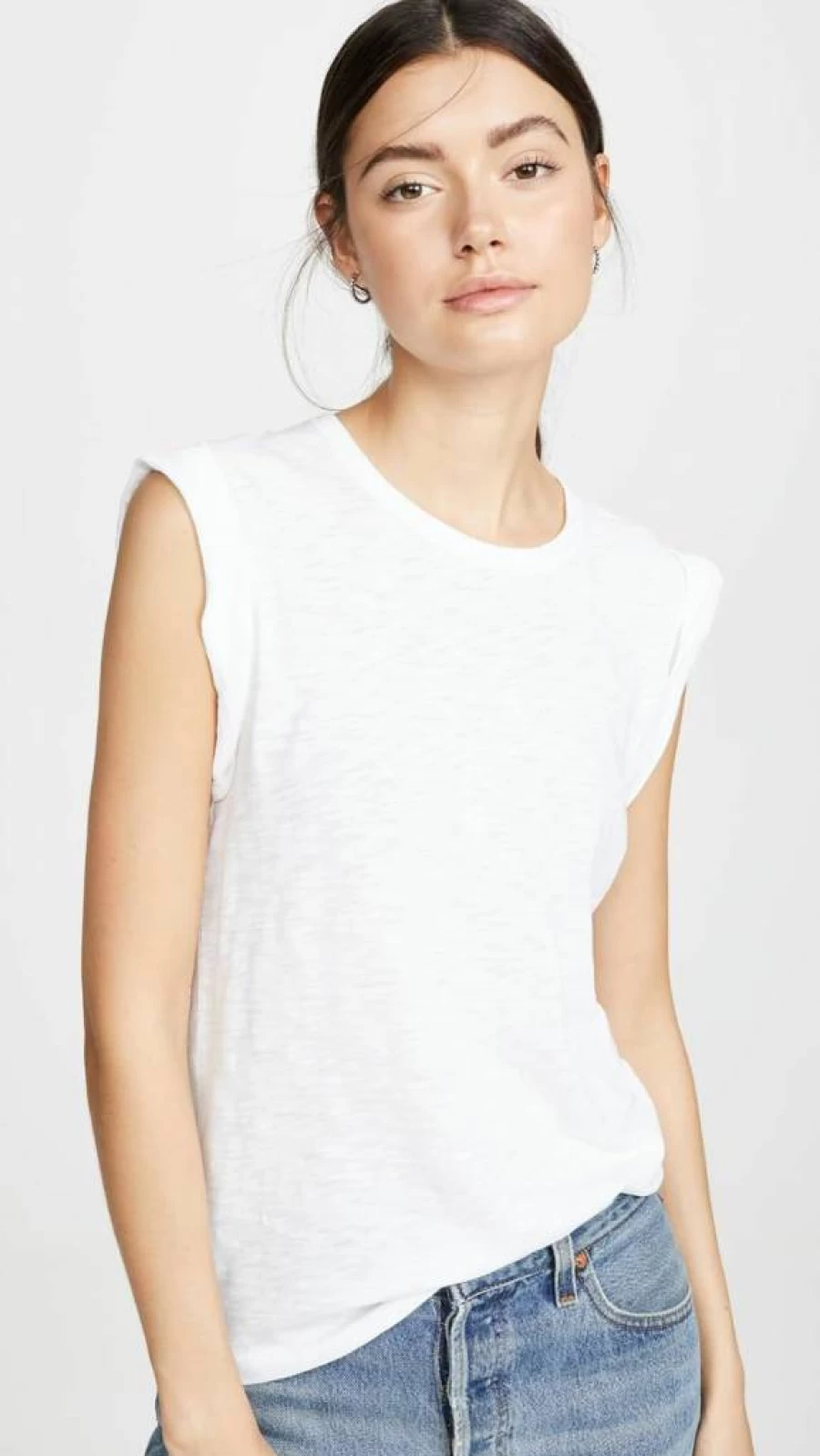 Veronica Beard Jean Women's Muscle Tee - Slim Fit Short Sleeve T-Shirt for Women