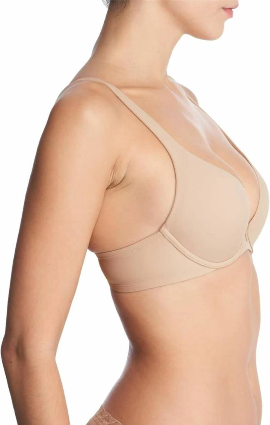 Natori Women's Verge Convertible Plunge Bra - Contour Underwire Lace Demi Cup