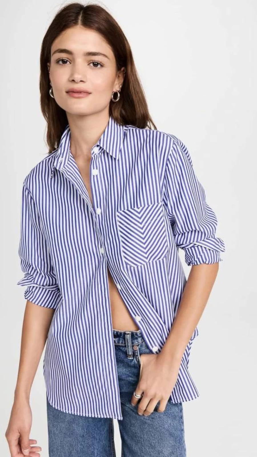 Rag & Bone Women's Maxine Icon Button Down Shirt - Classic Casual Top for Women