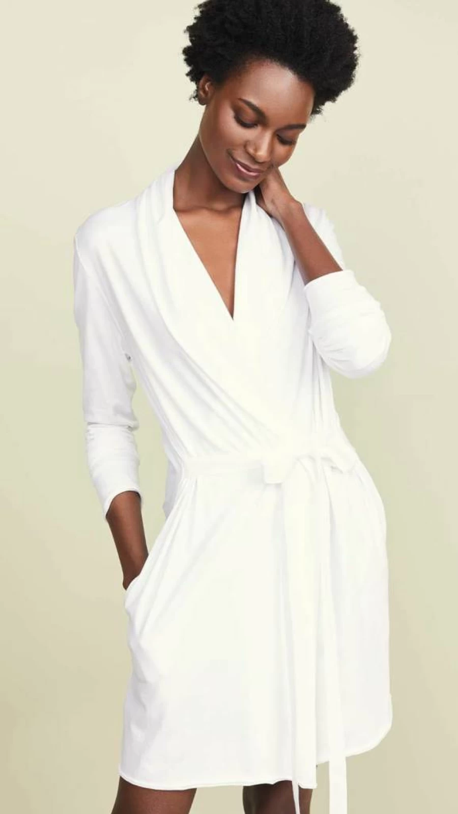 SKIN Women's Luxurious Wrap Robe - Soft Bathrobe for Comfort & Style