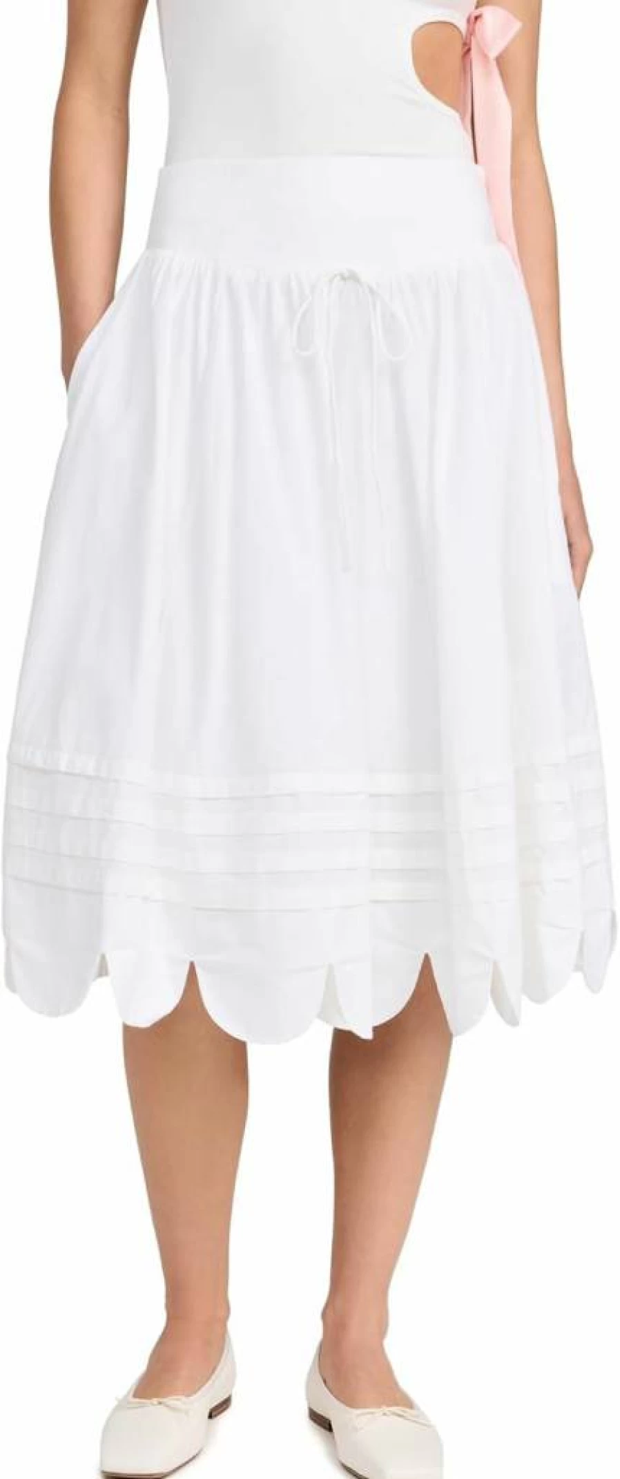 Sandy Liang Moretz Skirt for Women - Stylish Designer A-Line Mini Skirt