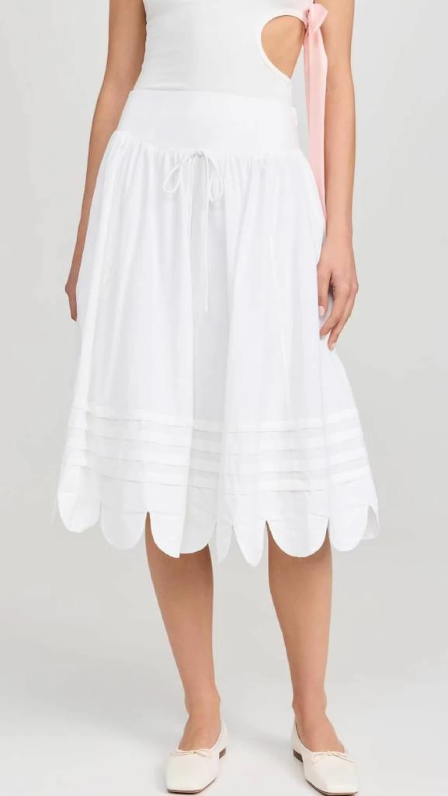 Sandy Liang Moretz Skirt for Women - Stylish Designer A-Line Mini Skirt