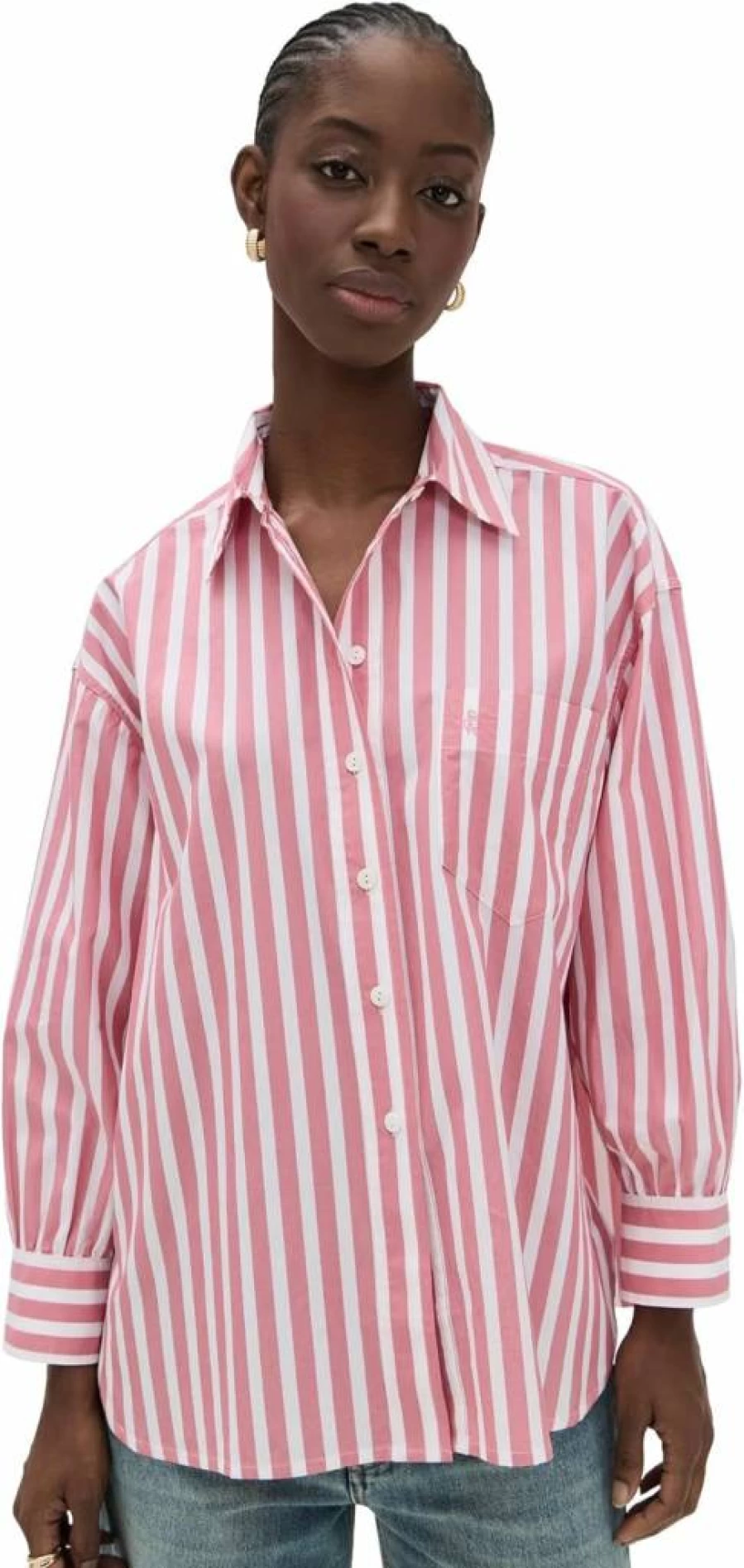 Suzie Kondi Women's Oversized Kappa Shirt - Stylish Loose Fit Casual Top