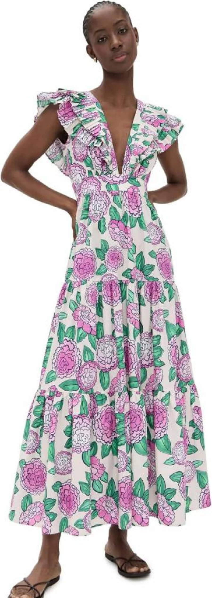 De Loreta Women's Tikal Dress - Elegant Boho Chic Summer Maxi Dress