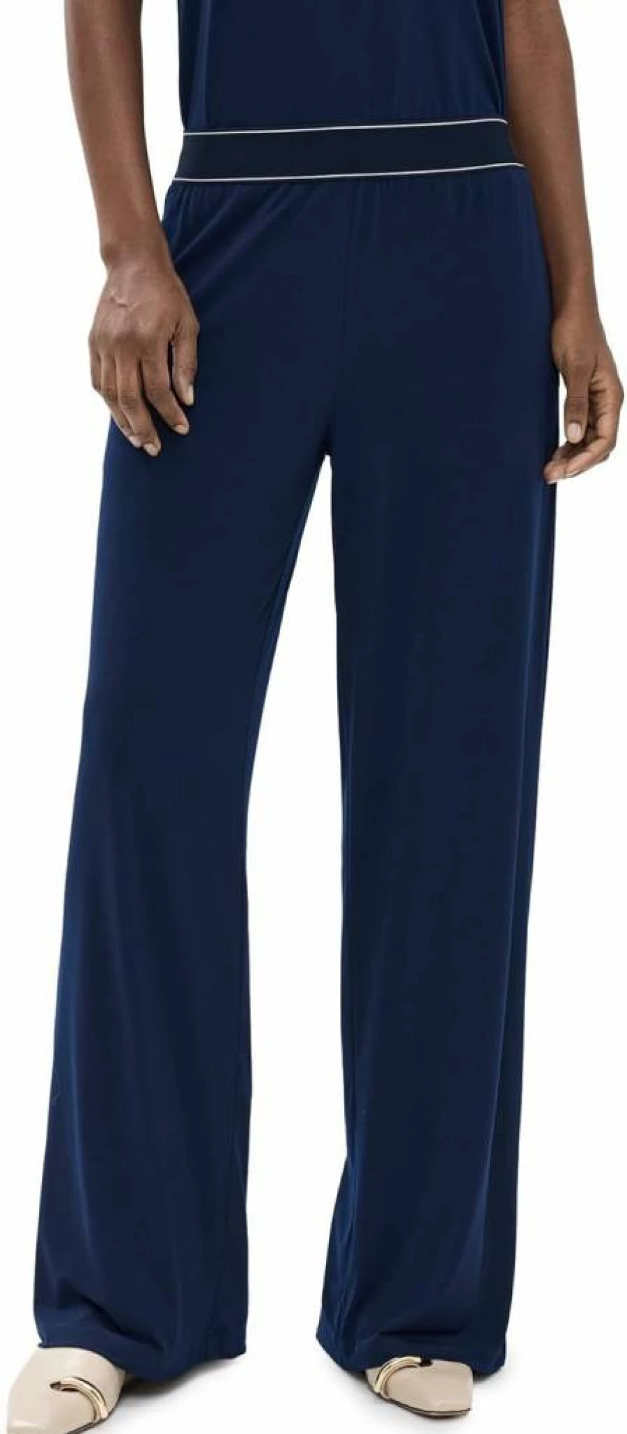 Vince Women's High-Waisted Pull-On Pants - Comfortable Stretch Trousers for Casual & Office Wear