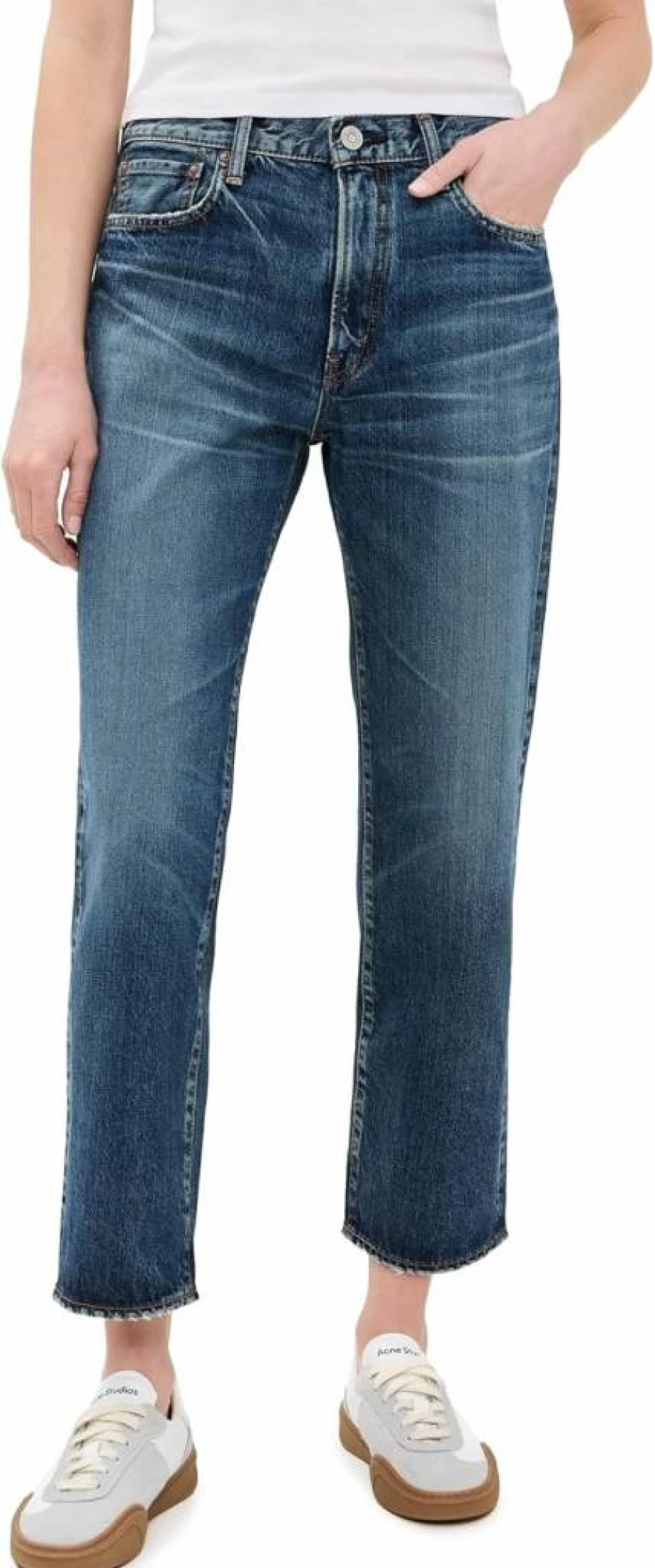 MOUSSY VINTAGE Women's High-Rise Slim Boyfriend Jeans - MV Jessamine Denim Pants for Women