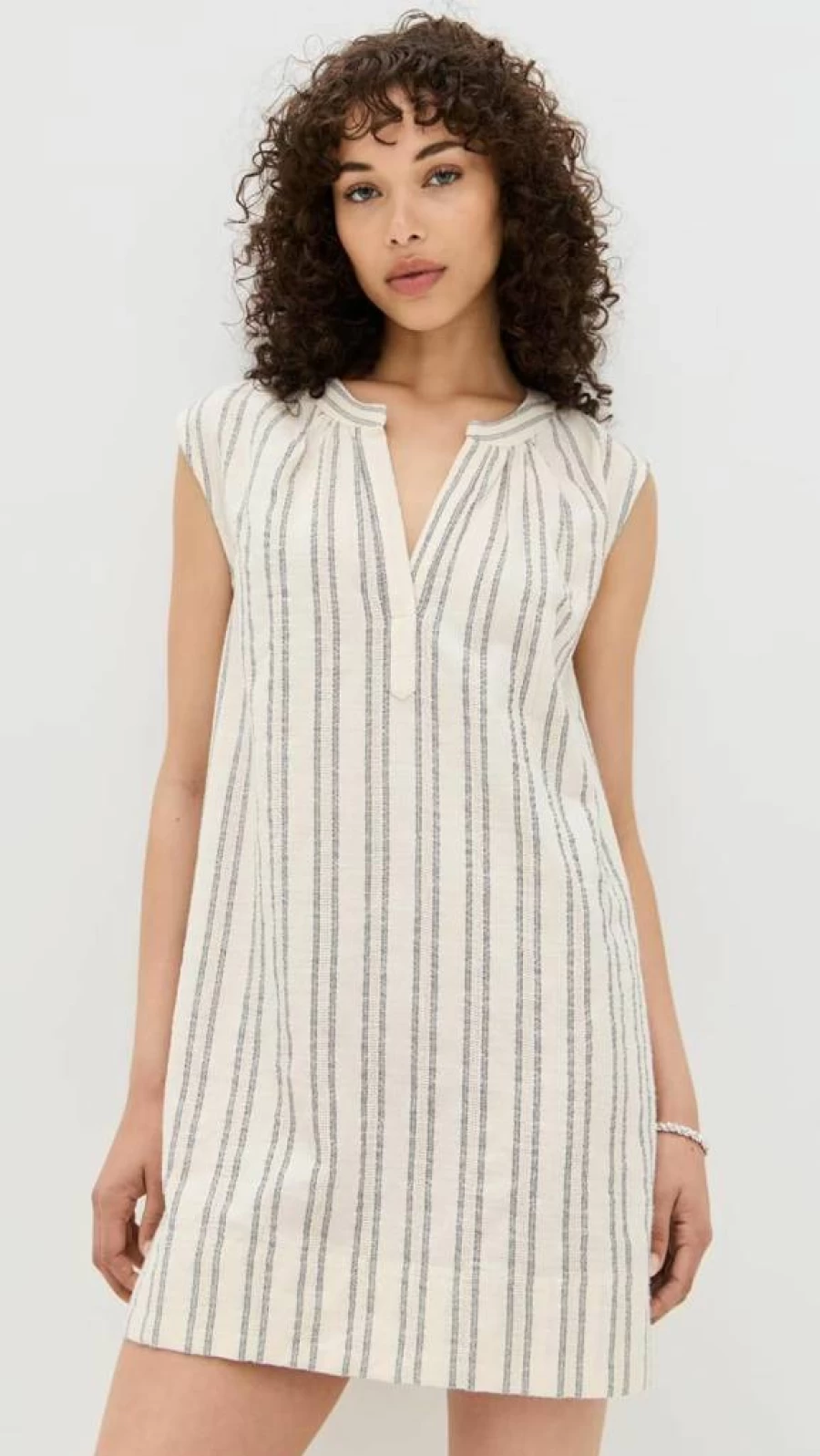 Z SUPPLY Women's Minna Dress - Casual Flowy Mini Dress with Short Sleeves