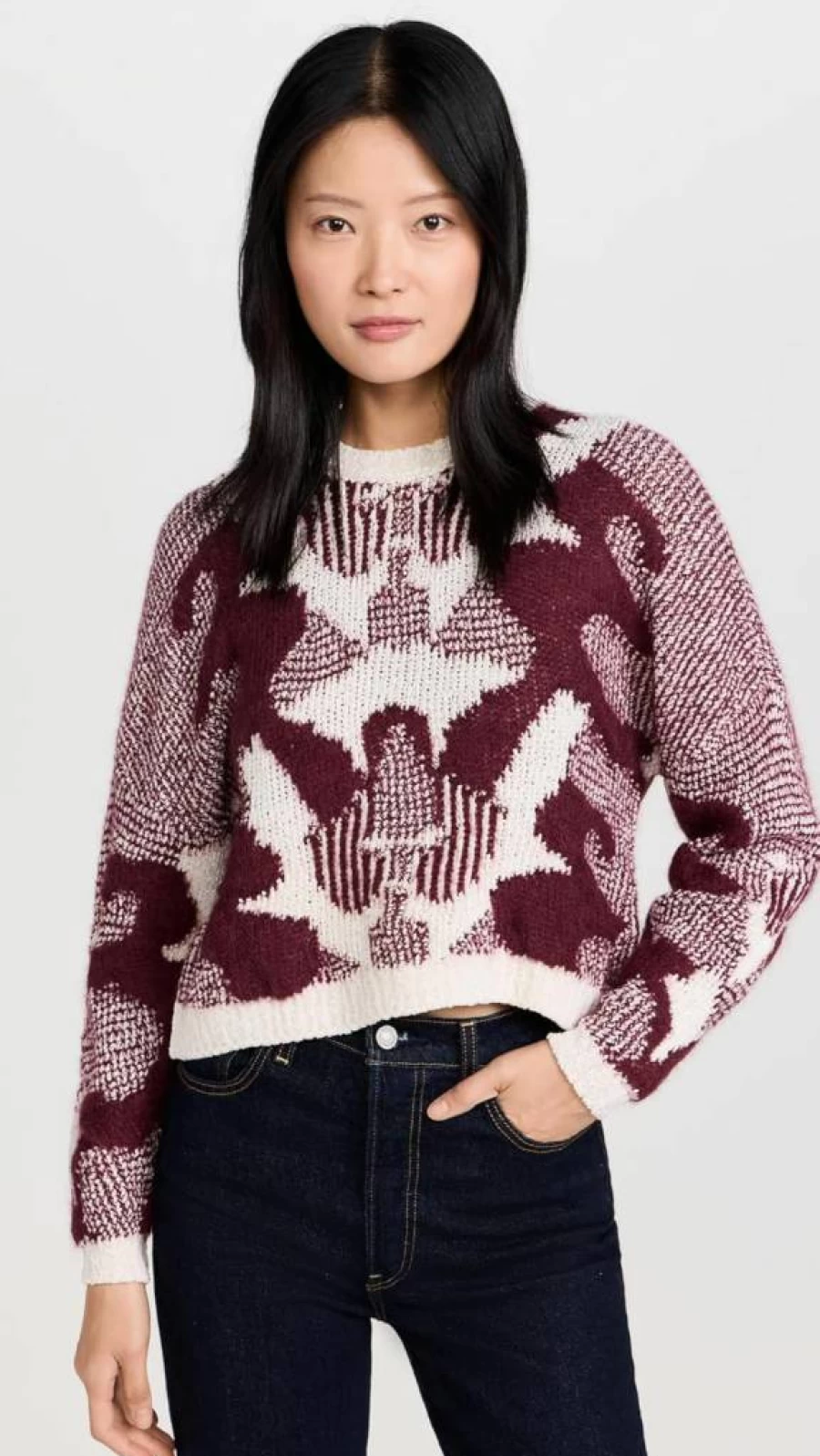 ba&sh Women's Rora Knit Sweater - Soft Casual Pullover for Women