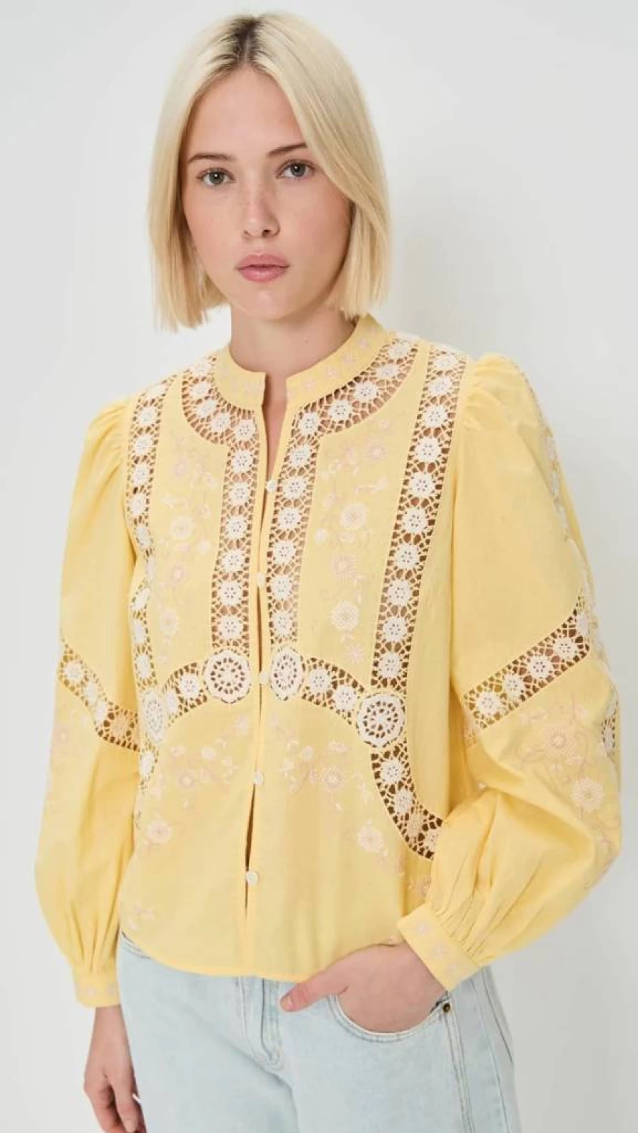 Sea Women's Vesna Embroidered Blouse - Traditional Handcrafted Folk Top