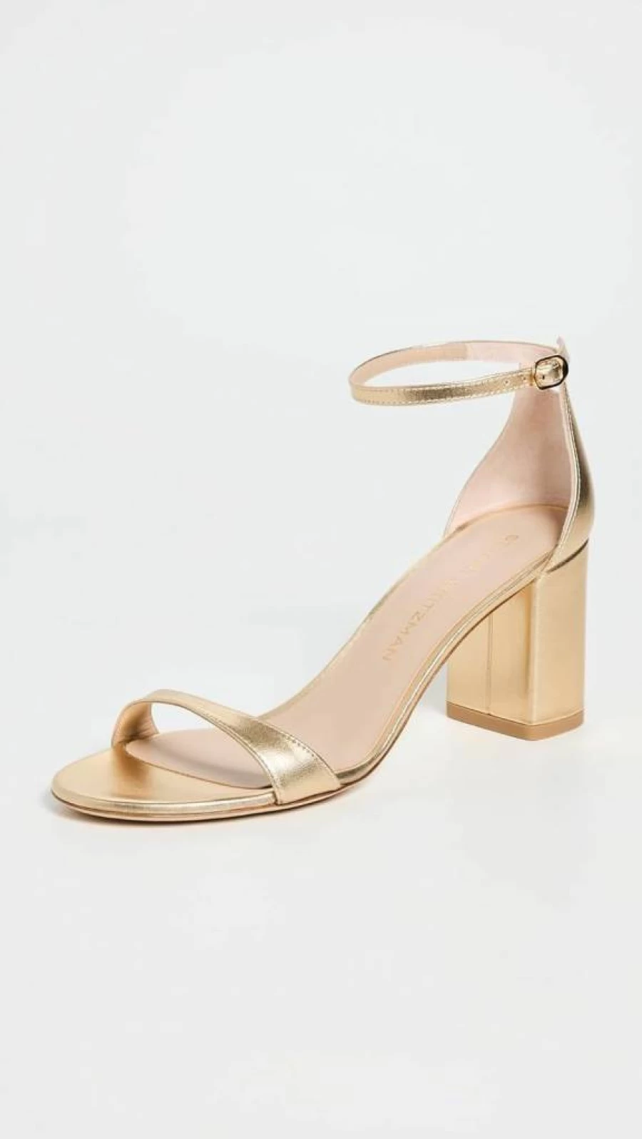 Stuart Weitzman Women's Nudist 75mm Block Heel Sandals
