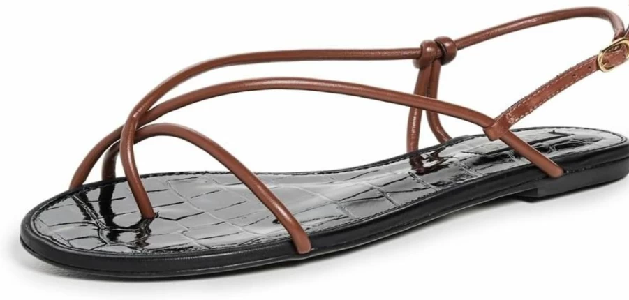 SCHUTZ Malta Women's Flat Sandals – Comfortable Summer Slide Shoes for Women