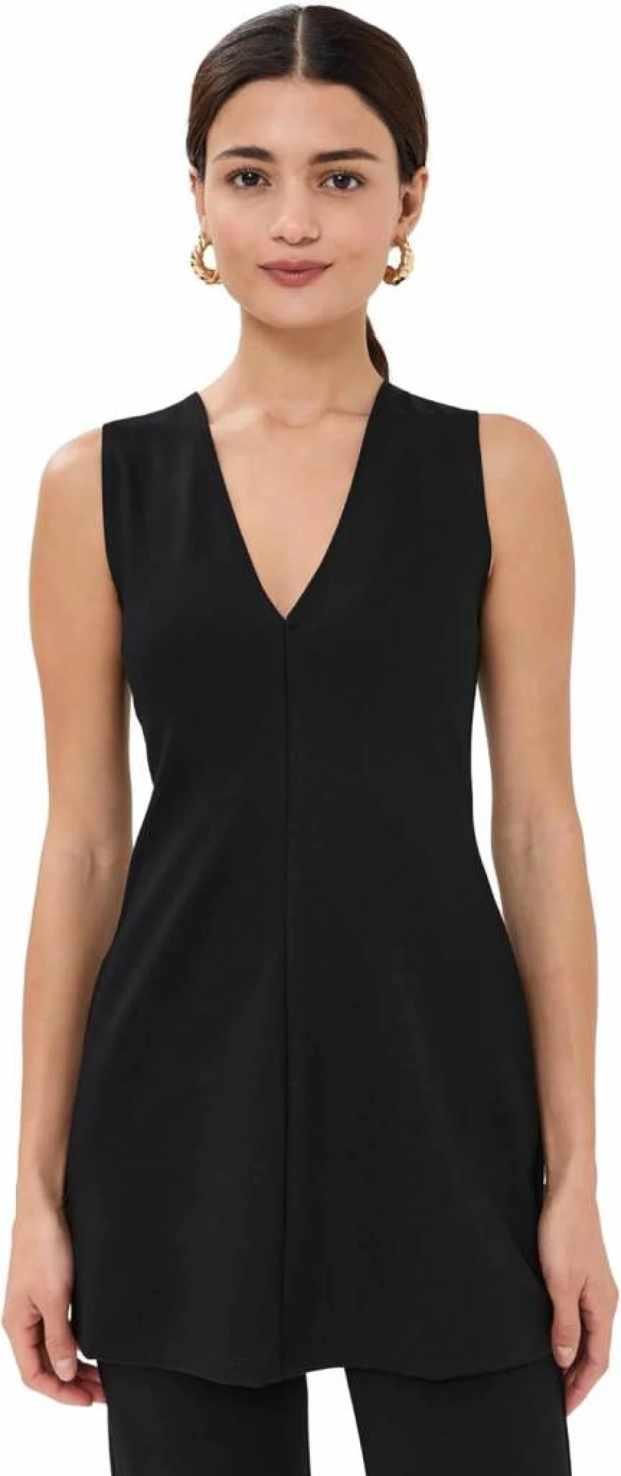 Leset Women's Rio V-Neck Tunic Top - Casual Comfortable Blouse