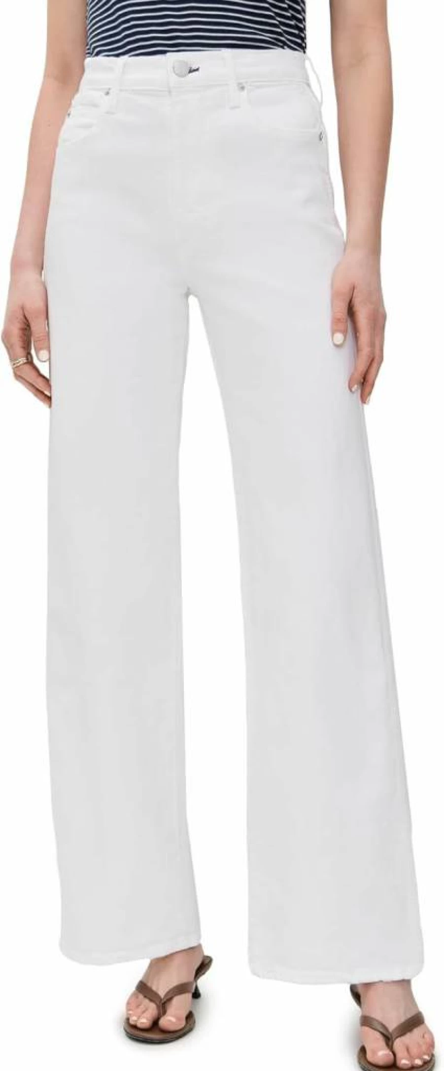 AMO Women's High-Rise Frida Jeans - Slim Fit Stretch Denim Pants for Women