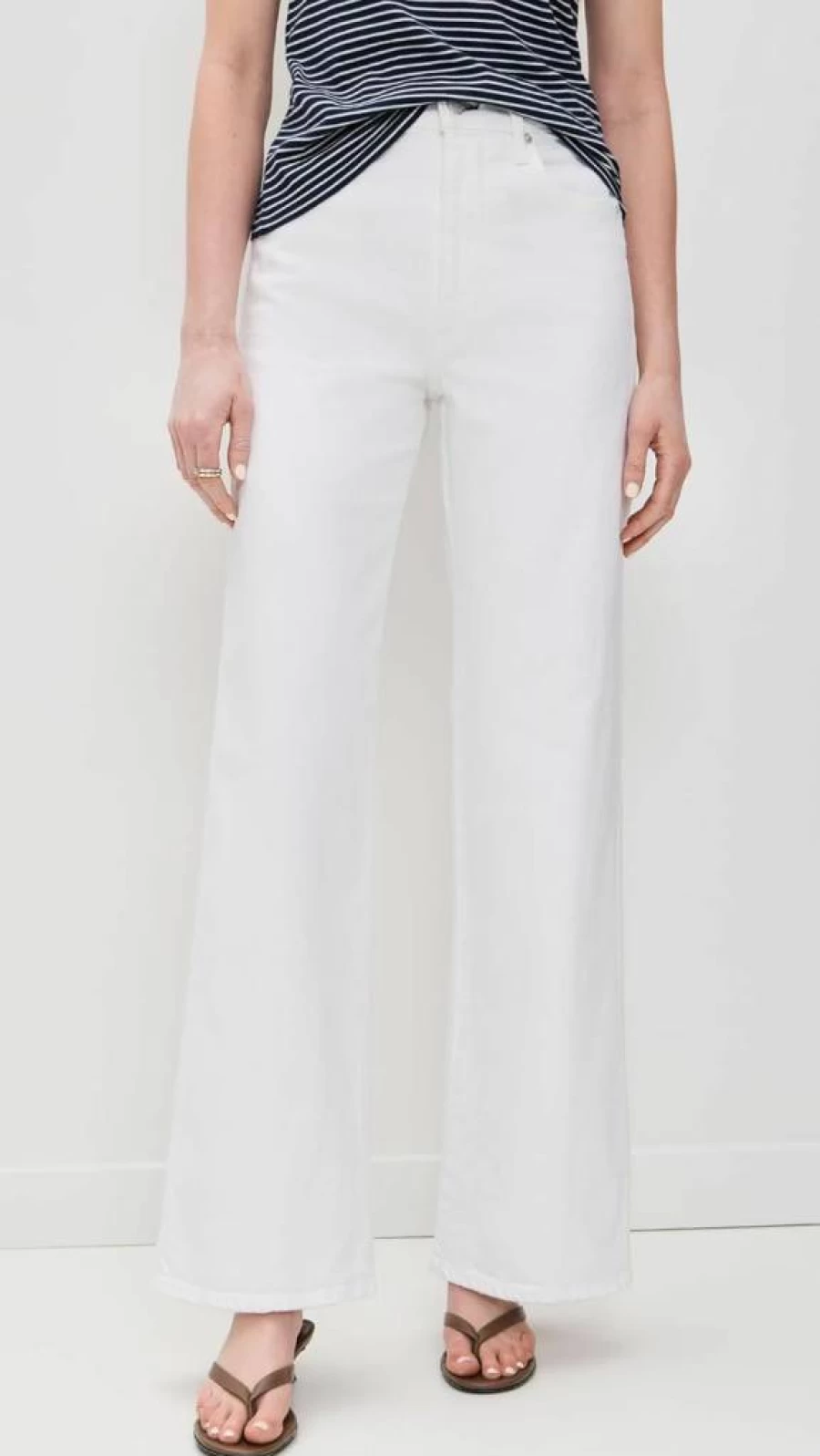 AMO Women's High-Rise Frida Jeans - Slim Fit Stretch Denim Pants for Women