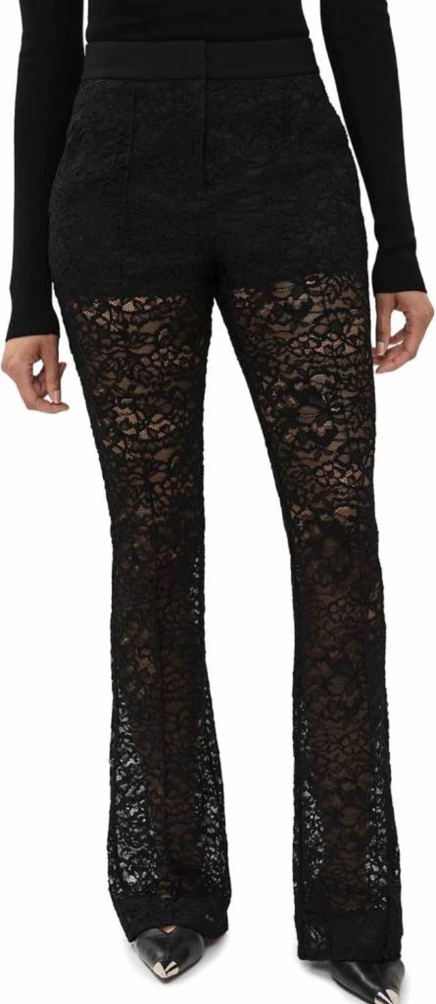ALC Women's Gemma High-Waisted Tailored Pants - Elegant Office Trousers with Stretch