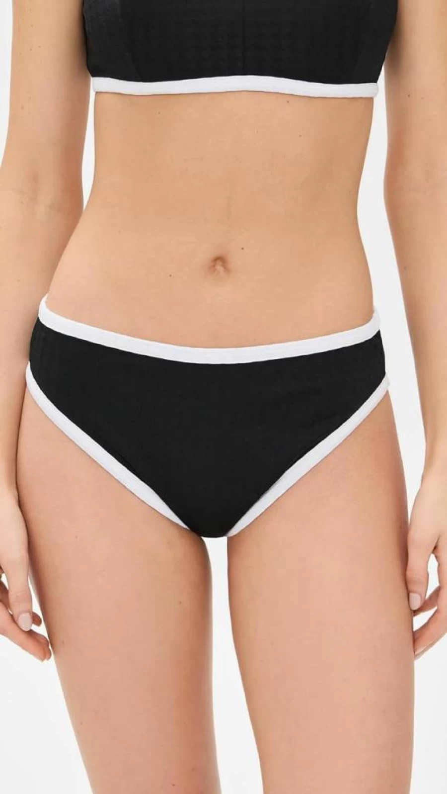Sea Women's Briella Bow Bikini Bottoms - High Waisted Swimwear with Adjustable Ties