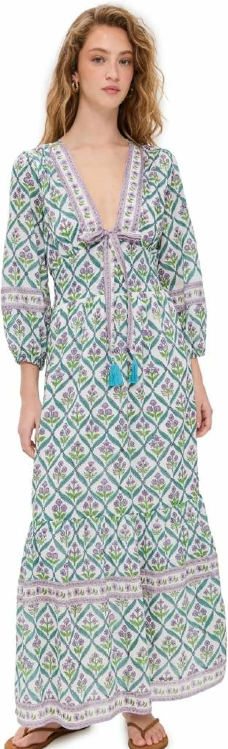 BELL Women's Magnolia Maxi Dress - Floral Summer Long Dress for Women