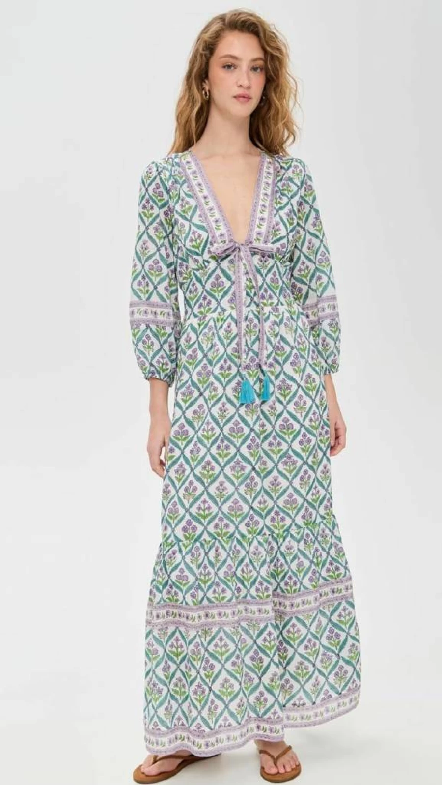 BELL Women's Magnolia Maxi Dress - Floral Summer Long Dress for Women