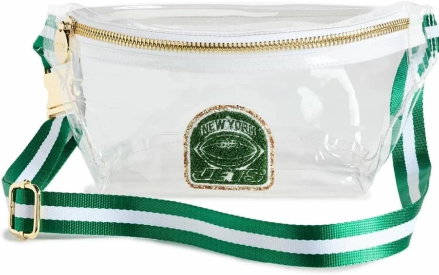 Stoney Clover Lane Women's New York Jets NFL Clear Waist Bag Fanny Pack Crossbody