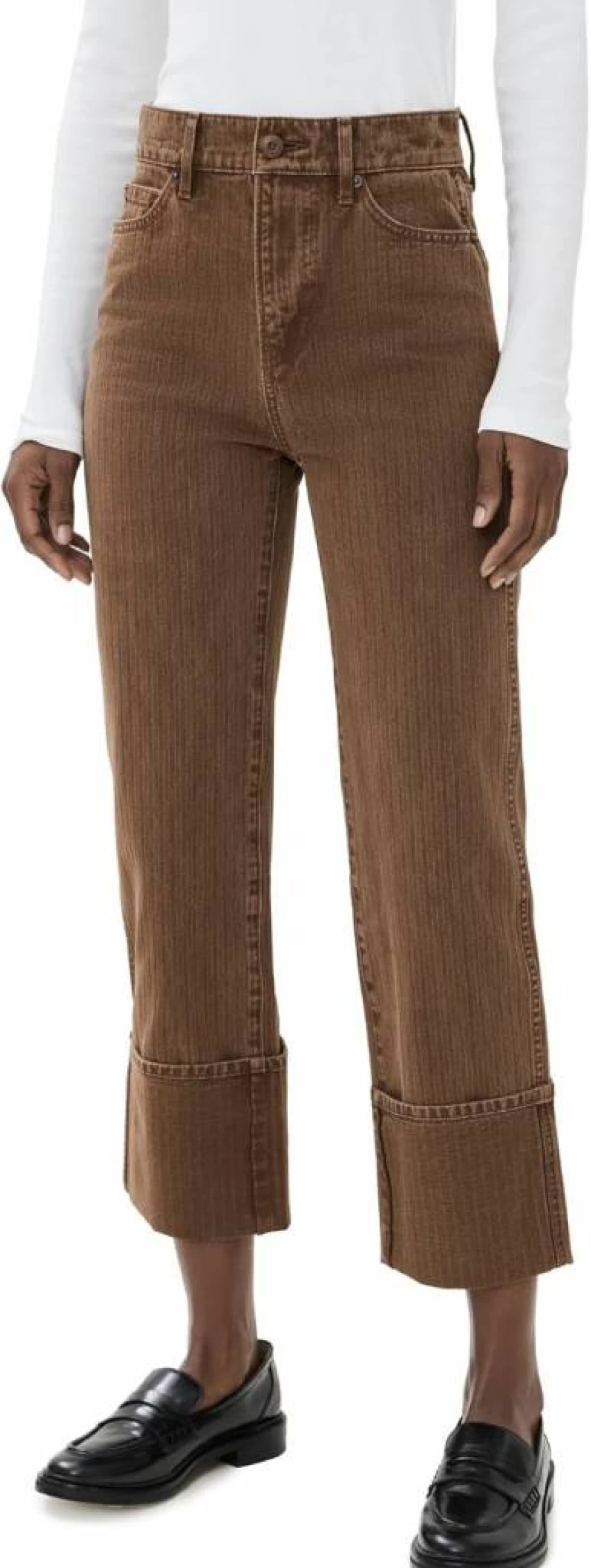 Veronica Beard Women's Dylan High Rise Straight Leg Jeans - Classic Blue Denim Pants for Women