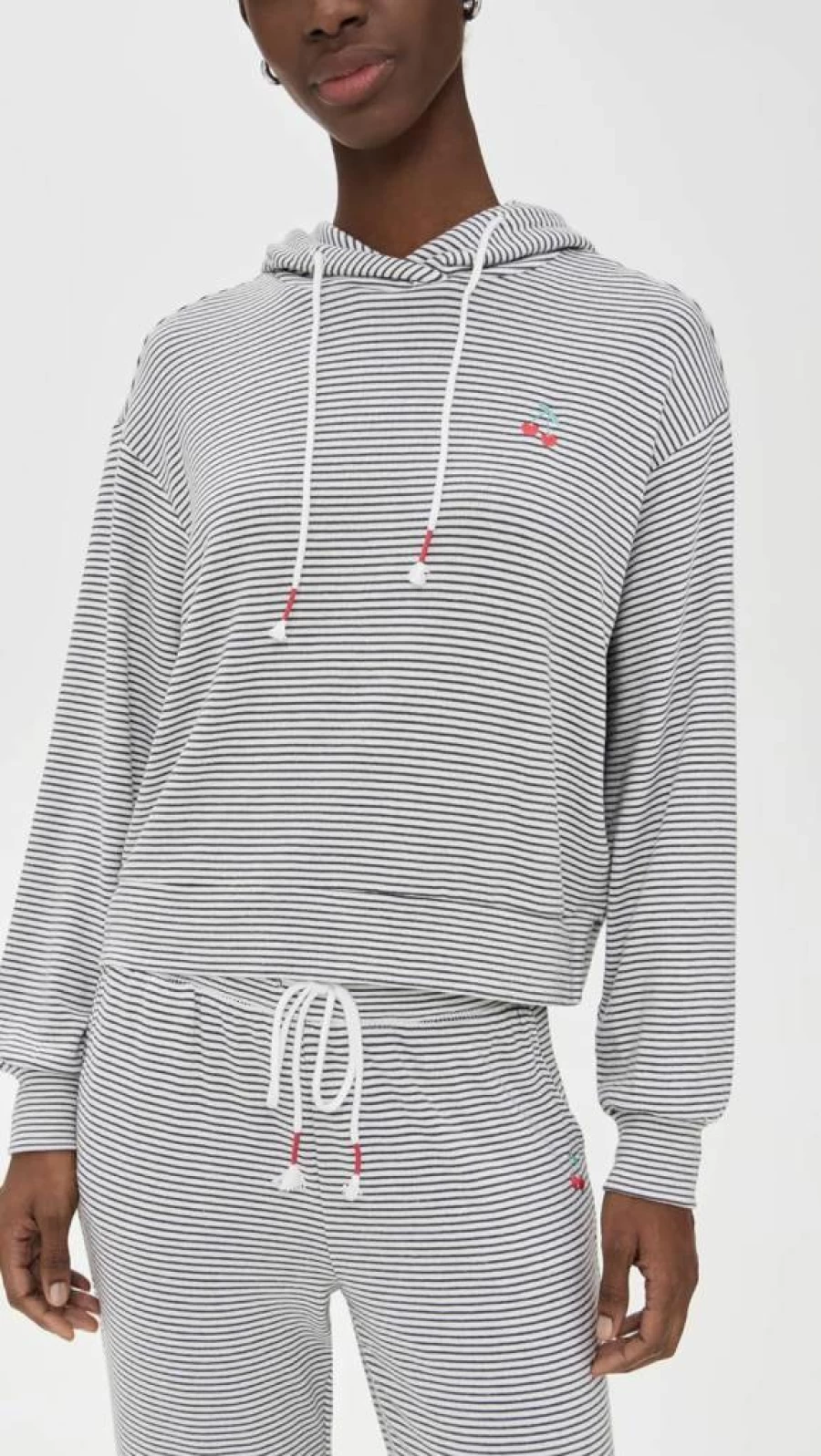PJ Salvage Women's "Life Is Sweet" Pullover Hoodie - Cozy Fleece Sweatshirt for Casual Comfort