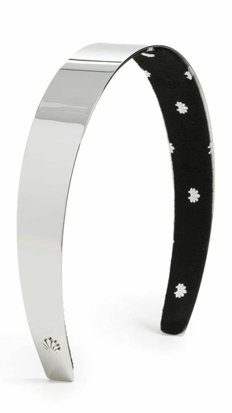 Lele Sadoughi Bessette Women's Fashion Silver Metal Headband – Elegant Hair Accessory