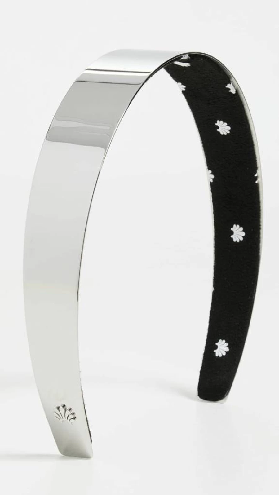 Lele Sadoughi Bessette Women's Fashion Silver Metal Headband – Elegant Hair Accessory
