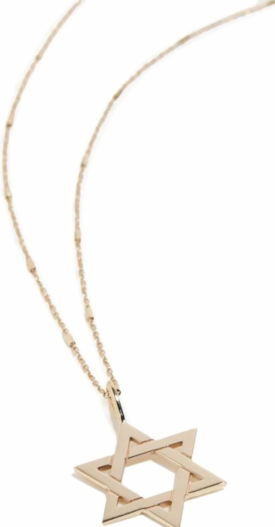ZOE CHICCO 14K Gold Star of David Pendant Necklace for Women - Elegant Jewish Charm Jewelry