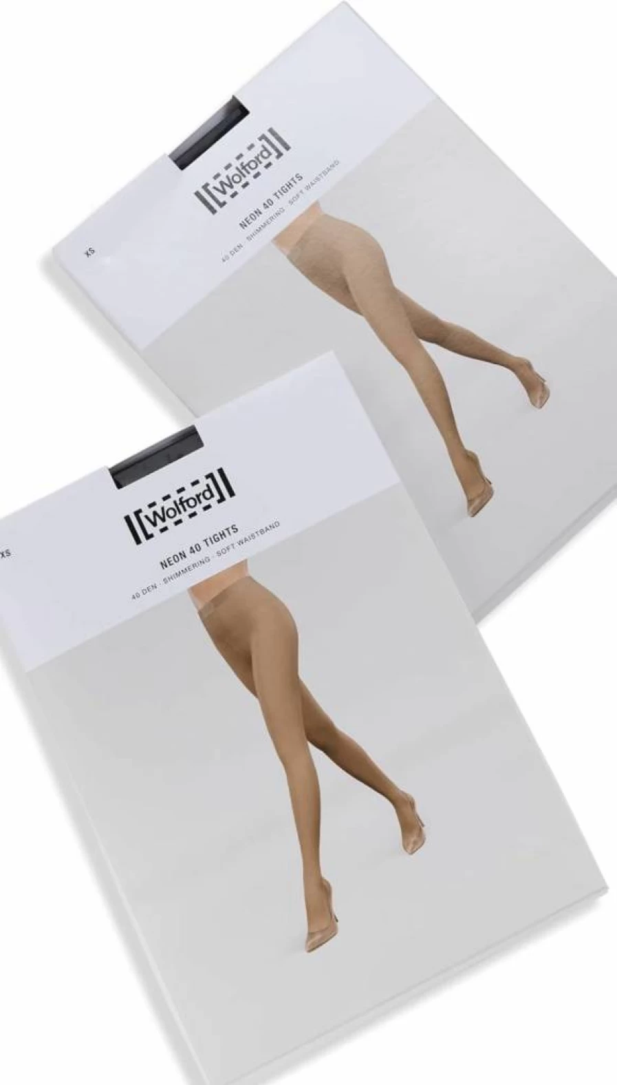 Wolford Neon 40 Tights Duo-Pack - 2-Pair Sheer Tights with Reinforced Toe