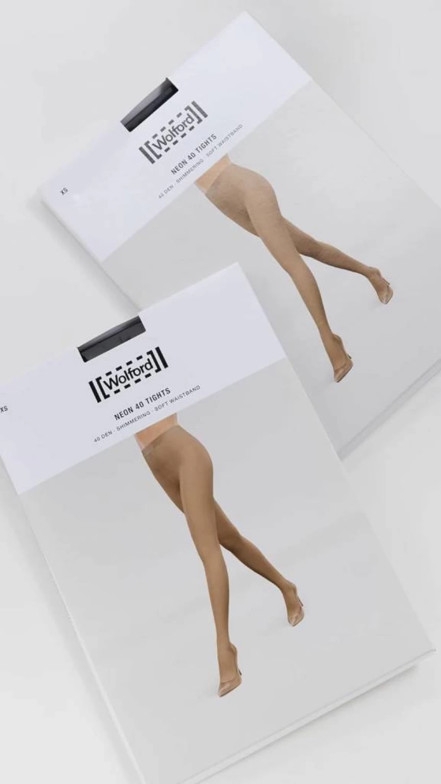 Wolford Neon 40 Tights Duo-Pack - 2-Pair Sheer Tights with Reinforced Toe