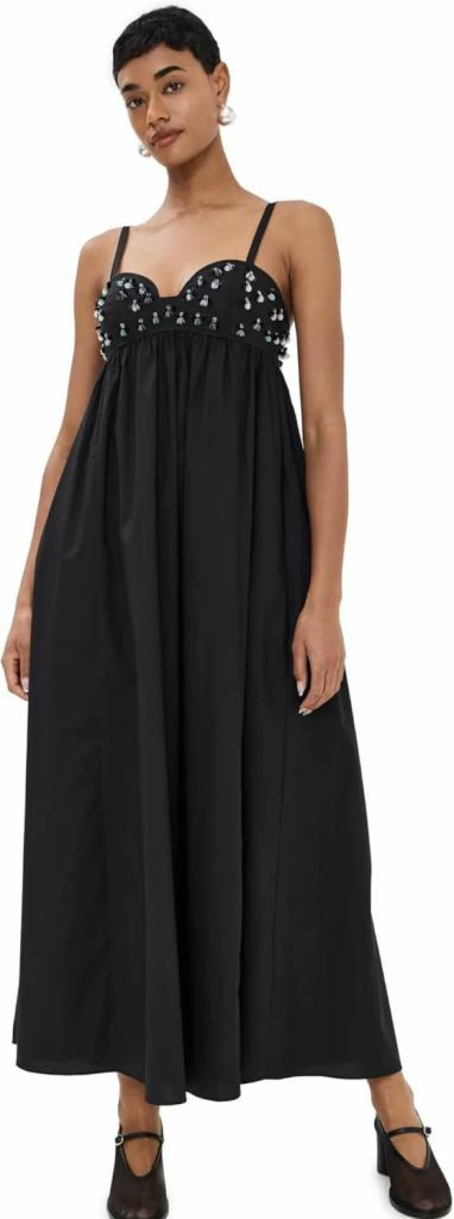 Ulla Johnson Women's Harlan Dress - Floral Printed Bohemian Maxi Dress for Women