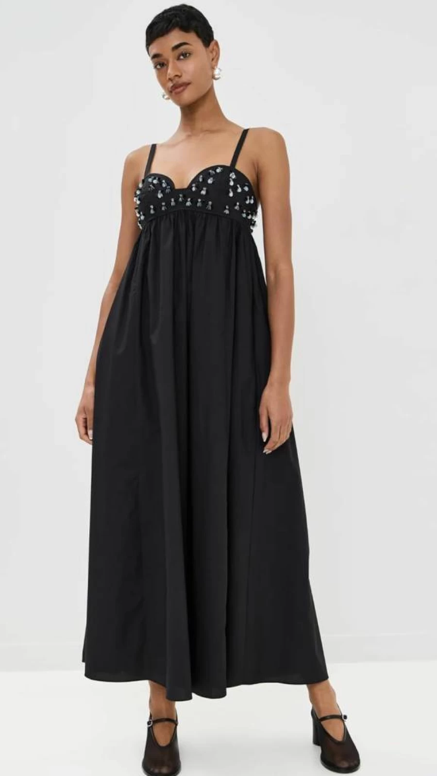 Ulla Johnson Women's Harlan Dress - Floral Printed Bohemian Maxi Dress for Women