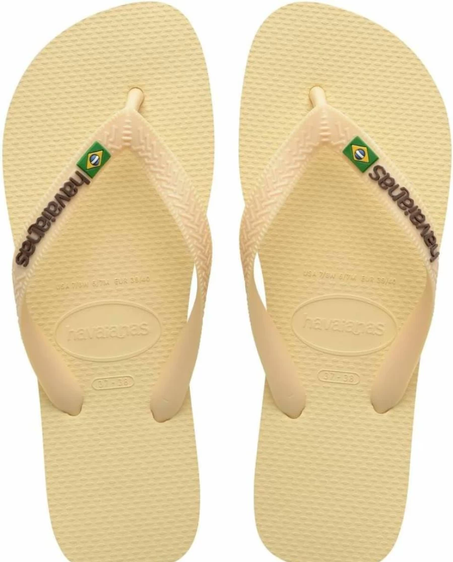 Havaianas Brazil Logo Flip Flops for Women - Comfortable Summer Sandals
