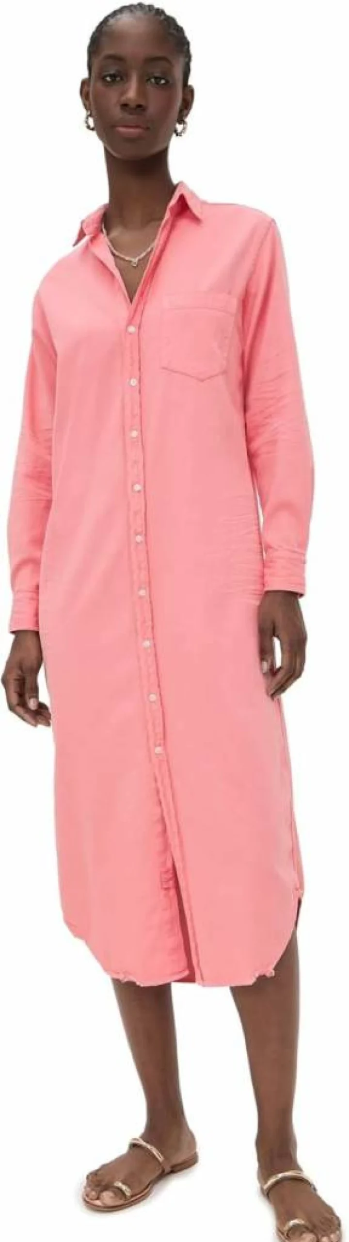 Frank & Eileen Women's Long Sleeve Maxi Shirtdress - Classic Casual Dress for Women