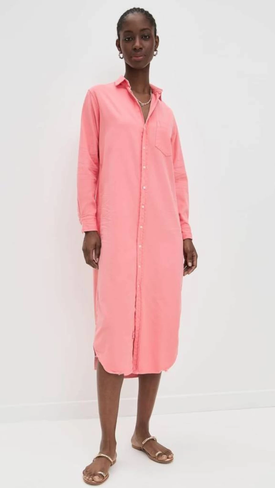 Frank & Eileen Women's Long Sleeve Maxi Shirtdress - Classic Casual Dress for Women