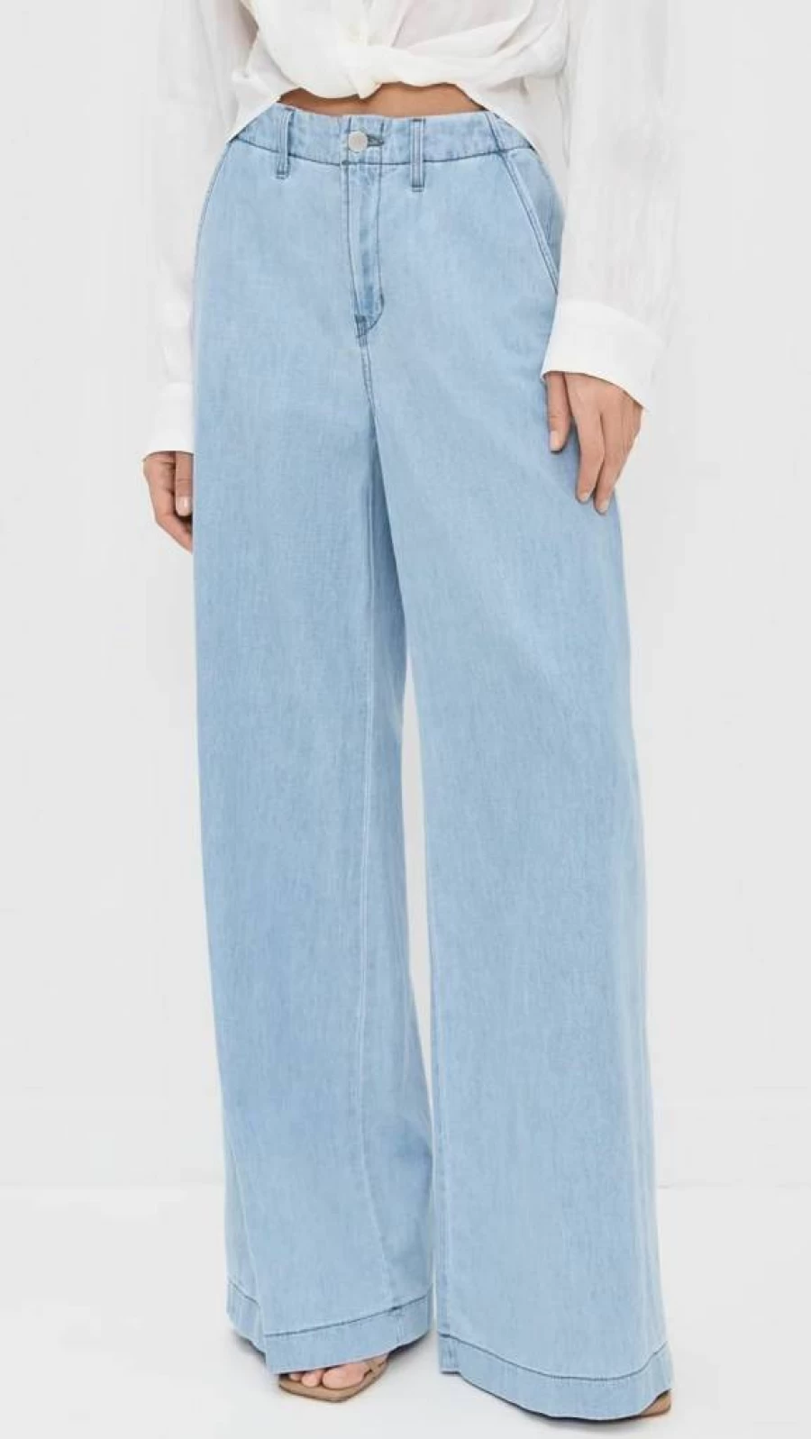 L'AGENCE Women's Runa High Rise Wide Leg Pants - Premium Wide Leg Trousers for Women